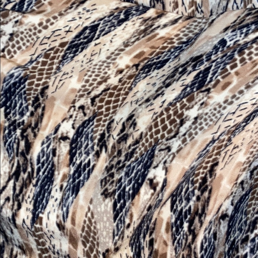 Brown Black Dressbarn Size 20 Midi Dress - Picture 4 of 5